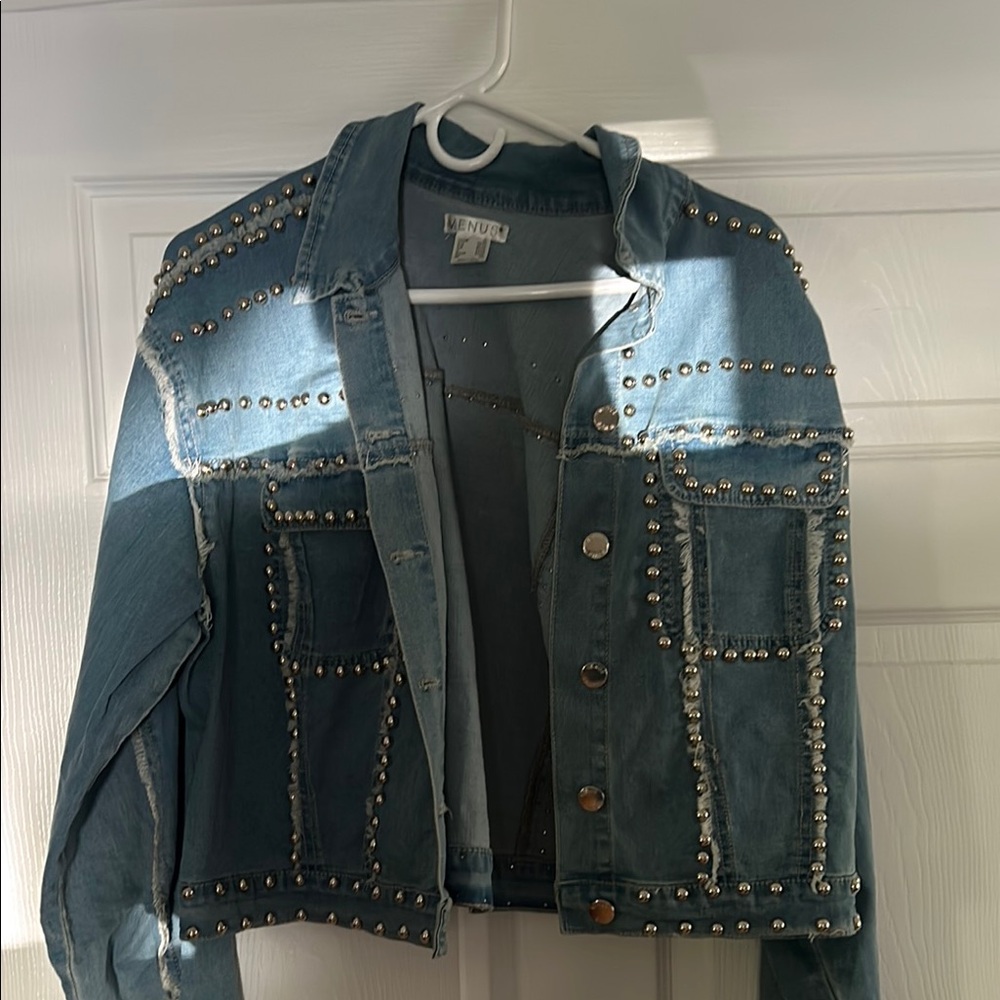 Studded Denim Jacket